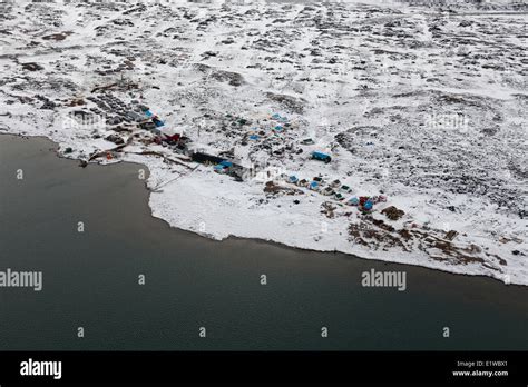 Community in Hackett, Kitikmeot, Nunavut Stock Photo - Alamy