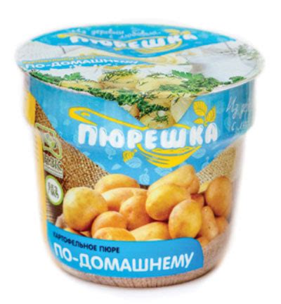 Пюре картофельное сухое ТМ «ПЮРЕШКА» По-домашнему – «Максим Горький Плюс»