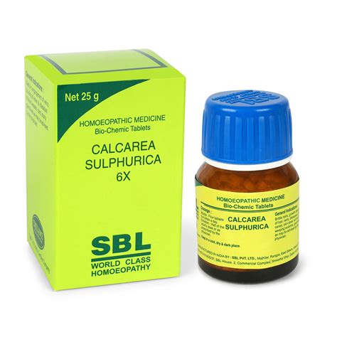 Calcarea Fluorica SBL HOMEOPATHY