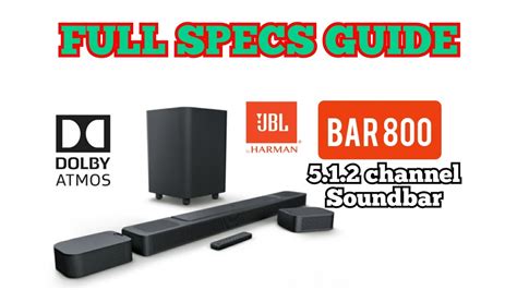 Jbl Bar Channel Soundbar With True Dolby Atmos Surround Sound