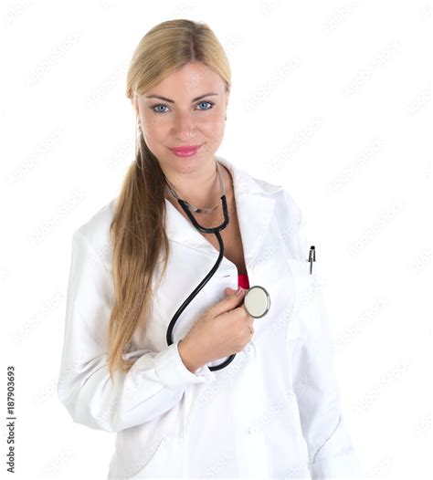 Female Blonde Doctor Stock Photo Adobe Stock
