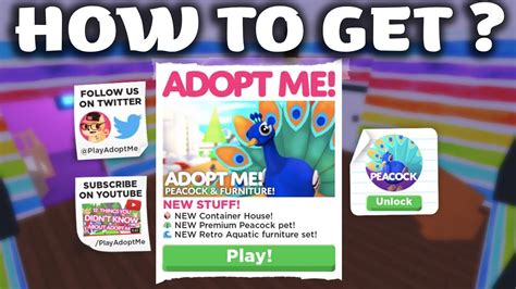 How to Get a Peacock Pet in Roblox Adopt Me?