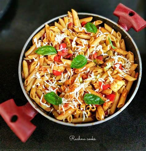 Healthy Red Sauce Pasta Recipe | Pasta in Marinara Sauce - Rachna cooks