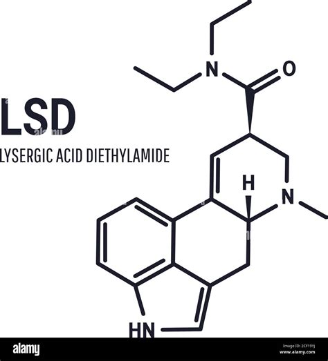 Ácido Lisérgico Dietilamida Lsd También Conocido Coloquialmente Como