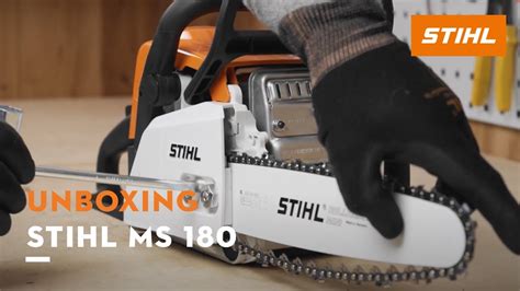 Motorsäge STIHL MS 180 Unboxing YouTube