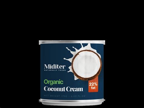 Bulk Organic Coconut Cream Manufacturer 22 Fat Miditer