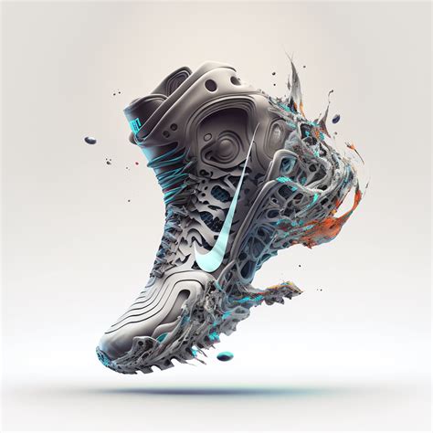 Futuristic Nike Sneakers Concepts Midjourney Ai On Behance