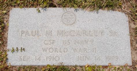 Paul Milton Mccarley Sr Find A Grave Memorial