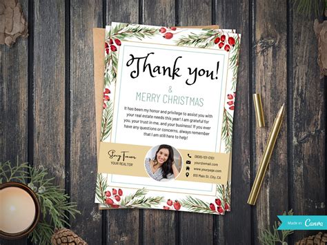 Realtor Christmas Card Real Estate Marketing Realtor - Etsy