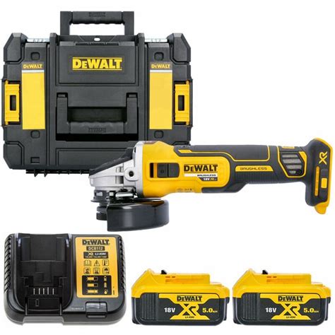 Dewalt Dcg V Xr Brushless Mm Angle Grinder With X Ah