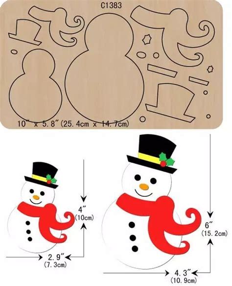 Muñecos De Nieve En Escalera Patrones Gratis Xmas crafts Felt