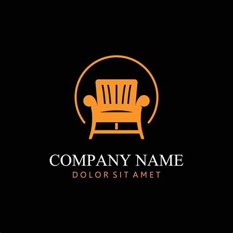 Furniture Logo Template Creative Symbol For Furniture Company