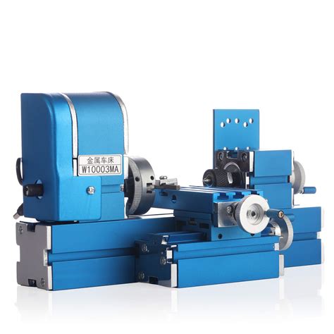 Buy Mini Motorized Lathe Machine Diy Metal Wood Model Craft Tool Woodworking Hobby Modelmaking