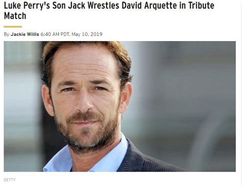 Luke Perry S Son Jack Wrestles David Arquette In Tribute Match R Brandnewsentence