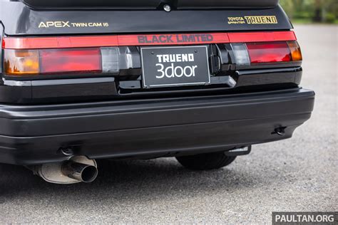 Toyota Sprinter Trueno AE86 3Door GT Apex Black Limited Ext 45 BM