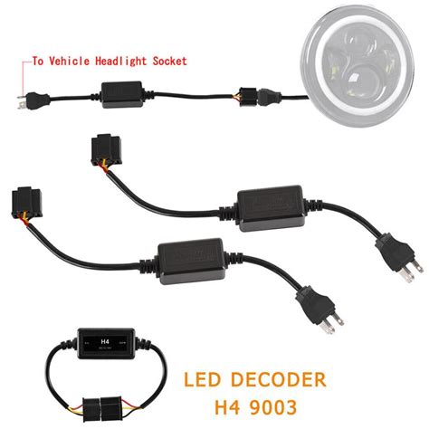 Pcs H Led Headlight Canbus Load Resistor Decoder Error Free Anti