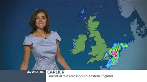 Lucy Verasamy Itv Weather 23rd June 2016 Youtube