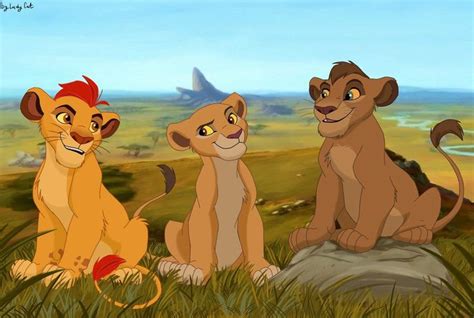 Kiara and her brothers, Kion and Kopa | Lion king pictures, Lion king ...