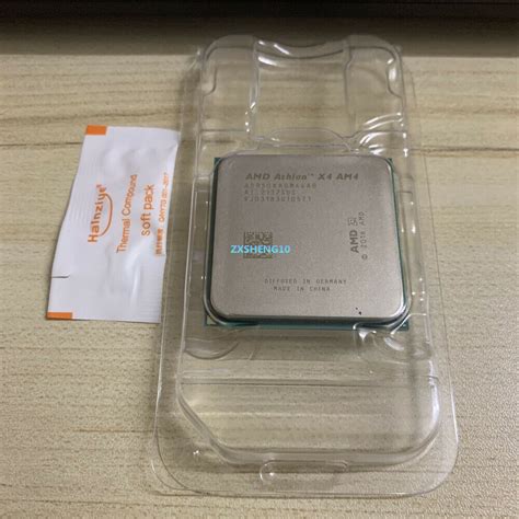 AMD Athlon X4 950 CPU Quad-Core 3.5GHz 2M AD950XAGM44AB Socket AM4 65W ...