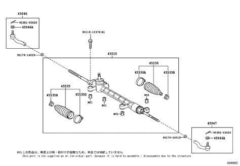 Toyota Corolla Axio Fieldernze G Awxnk Powertrain Chassis Front