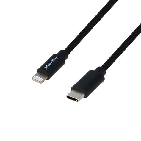 USB C to Lightning 1 Meter Cable (M/M) – VisionTek.com