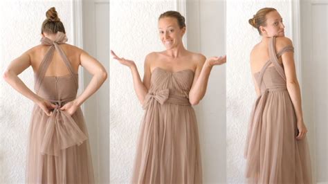 Diy Bridesmaids Dresses Ways To Style Birdy Grey Youtube