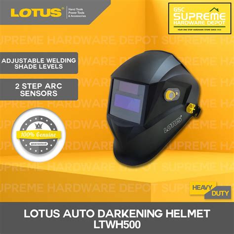 Lotus Auto Darkening Welding Mask Helmet Ltwh500 Shopee Philippines