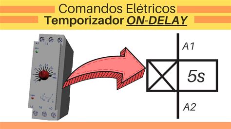 Comandos elétricos Temporizador ON DELAY YouTube