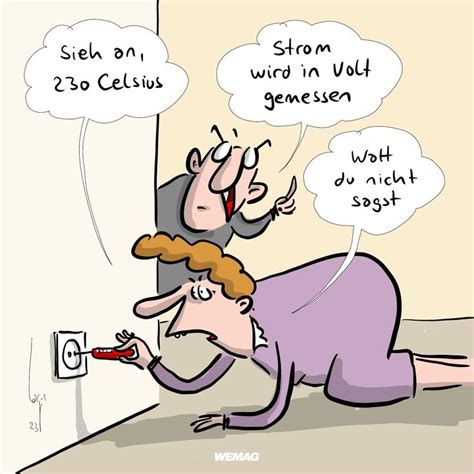 Aufkl Rungsarbeit An Der Steckdose Strom Celsius Watt Volt