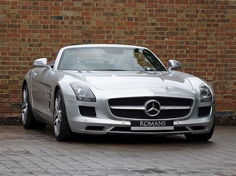 2011 Used Mercedes Benz Sls Amg Roadster Iridium Silver