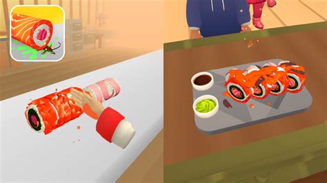 Sushi Roll D Cooking Asmr Game All Levels Walkthrough Mobile Ios