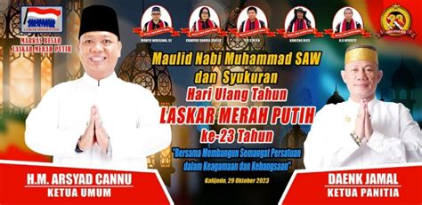 Besok Laskar Merah Putih Adakan Milad Ke Tahun Sekaligus Maulid