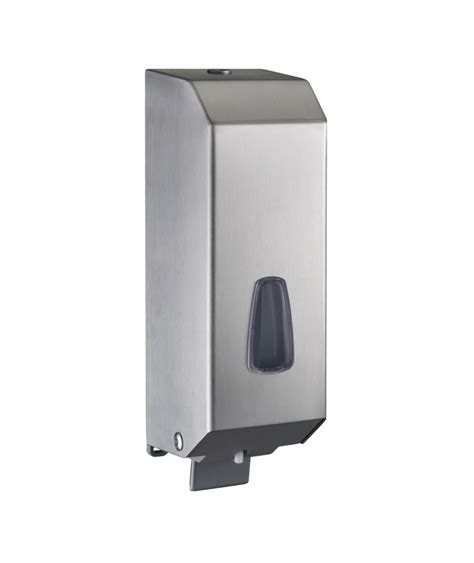 Satin Stainless Steel Refilling Soap Dispenser L Stainless