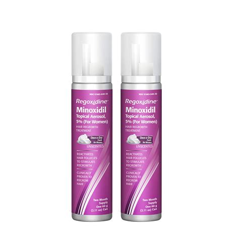 Buy Regoxidine Womens Minoxidil Topical And Foam Helps Restore Top Of