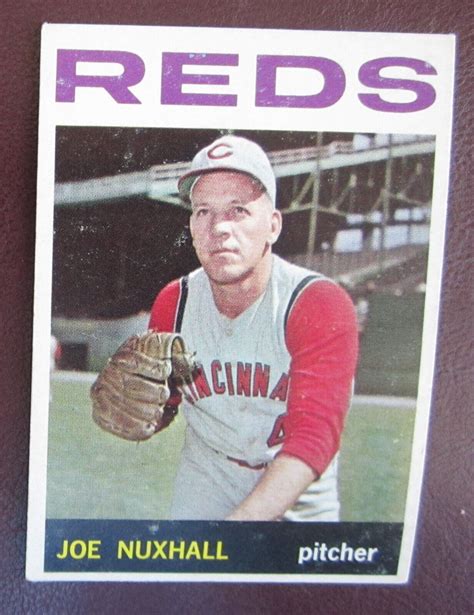 1964 Topps Joe Nuxhall Cincinnati Reds 106 Ex Ebay