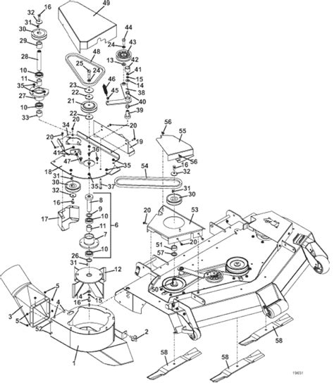 52 Inch Vacuum And Drive Assembly For 300v Series Midmount Tractors Grasshopper Lawn Mower