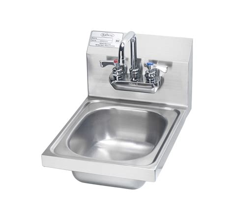 12"W Hand Sink with Royal Series Faucet | Krowne