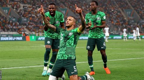 Afcon 2023: Nigeria 1-1 South Africa (aet, 4-2 on pens) - BBC Sport