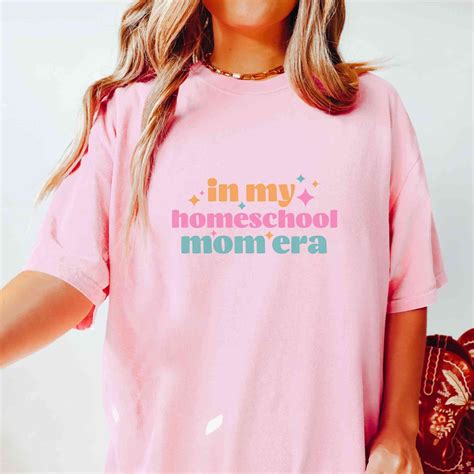 In My Homeschool Era Homeschool Shirt Comfort Colours Shirt Etsy