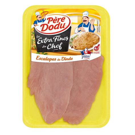 Escalopes de dinde extra fines Père Dodu x 2 240 g La Belle Vie