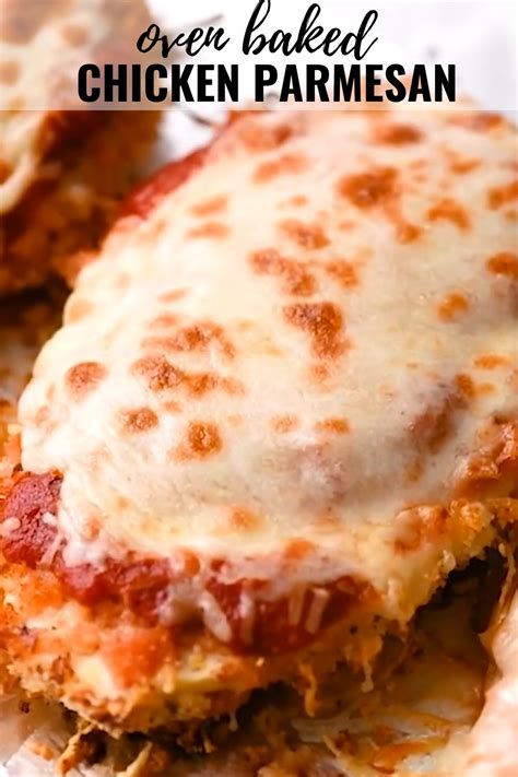 Oven Baked Chicken Parmesan Artofit