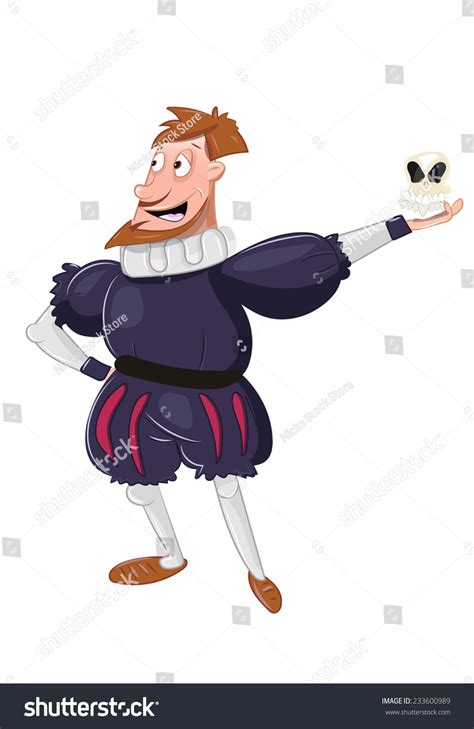 Shakespearean Actor Cartoon Stock Illustration 233600989 Shutterstock