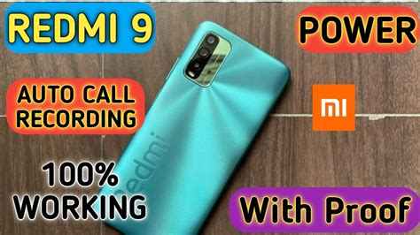 How To Auto Call Recording In Redmi 9 Power How To Auto Call Recording