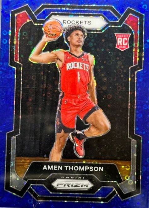 Amen Thompson 2023 Prizm 150 Fast Break Blue 150 Price Guide Sports