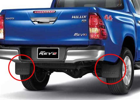 Toyota Hilux Revo Car Mud Guards Flaps Oe Style Splash