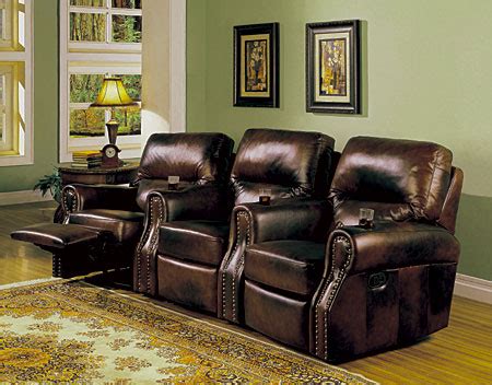 Leather Theater Seating - Betterimprovement.com