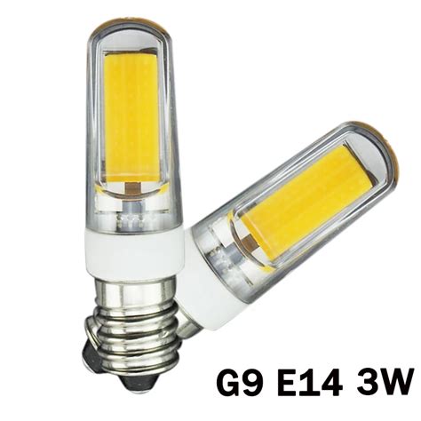 G9 G4 E14 3W Dimmable LED Light 220V LED Lamp 2609SMD COB Spotlight