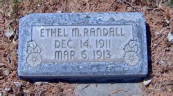 Ethel May Randall 1911 1913 Mémorial Find a Grave