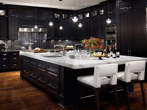 20 Modern Dark Kitchen Cabinets