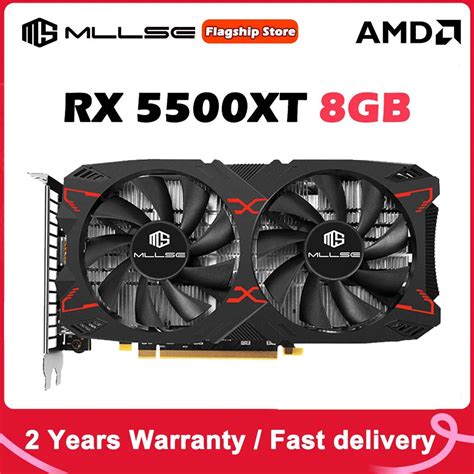 MLLSE tarjeta gráfica RX 5500XT 8G Gaming 7NM 128bit GDDR6 8Pin PCI